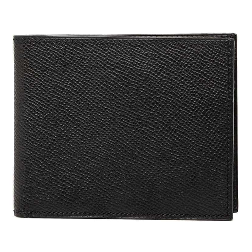 Hermès Epsom Mc2 Thales Bifold Wallet Black Leather Good condition - Front View
