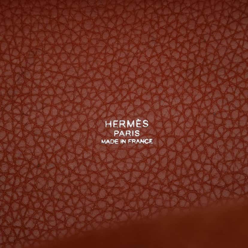 Hermès Bicolor Clemence and Swift Picotin Lock 18 Brown Leather Good condition - Box View