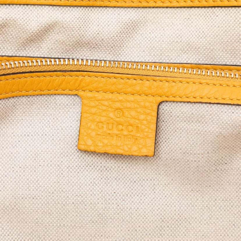 Gucci Medium GG Canvas Bella Tote Brown Canvas Good condition - Box View