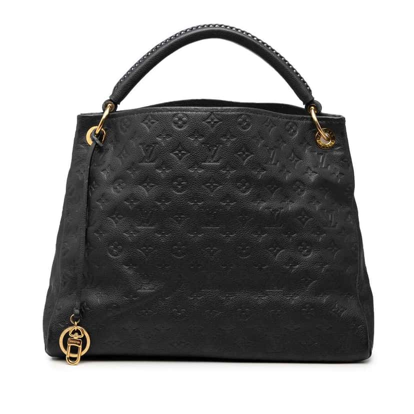 Louis Vuitton Monogram Empreinte Artsy MM Black Leather Good condition - Front View