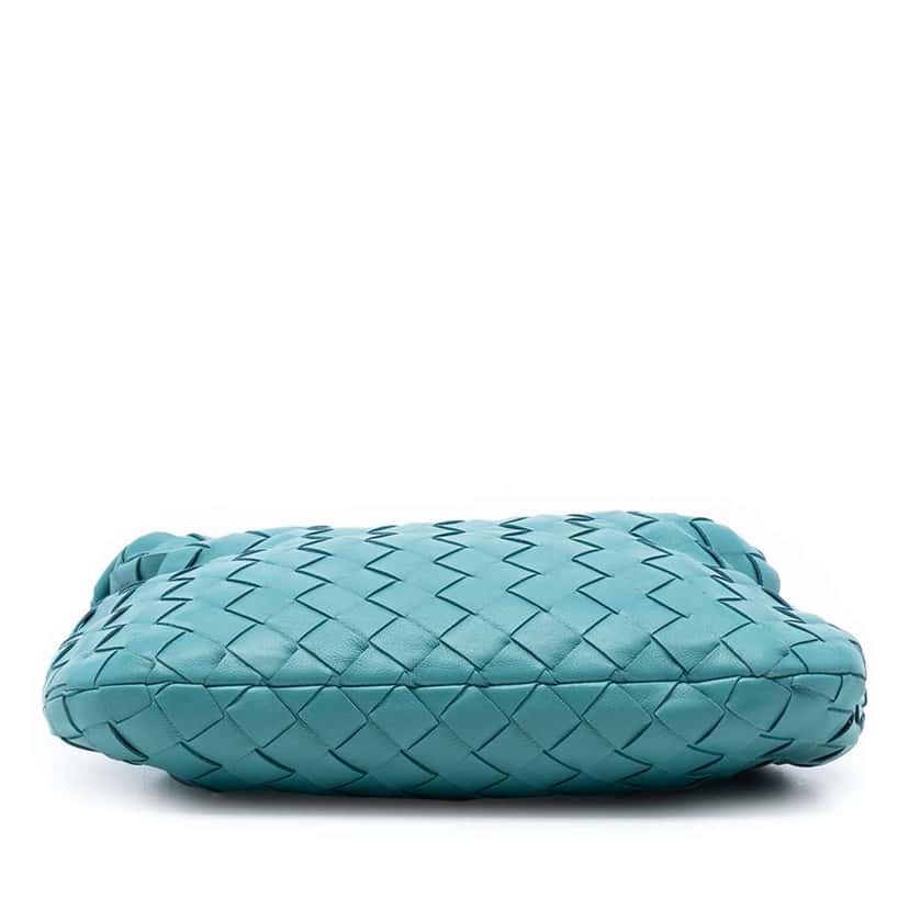 Bottega Veneta Mini Nappa Intrecciato Jodie Blue Leather Very good condition - Inside View