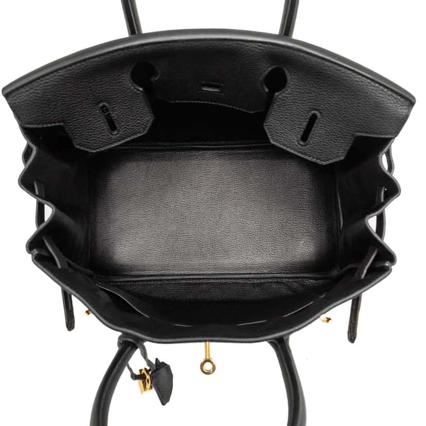 Hermès Togo Birkin Retourne 30 Black Leather Good condition - Model View