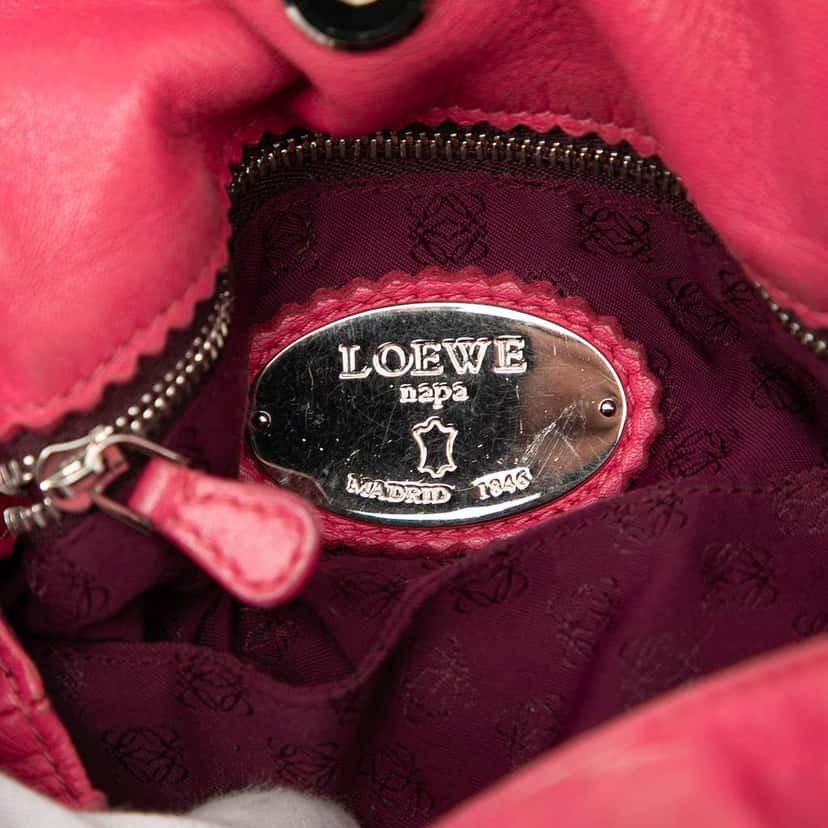 Loewe Bicolor Nappa Flamenco Tassel 30 Crossbody Pink Leather Good condition - Box View