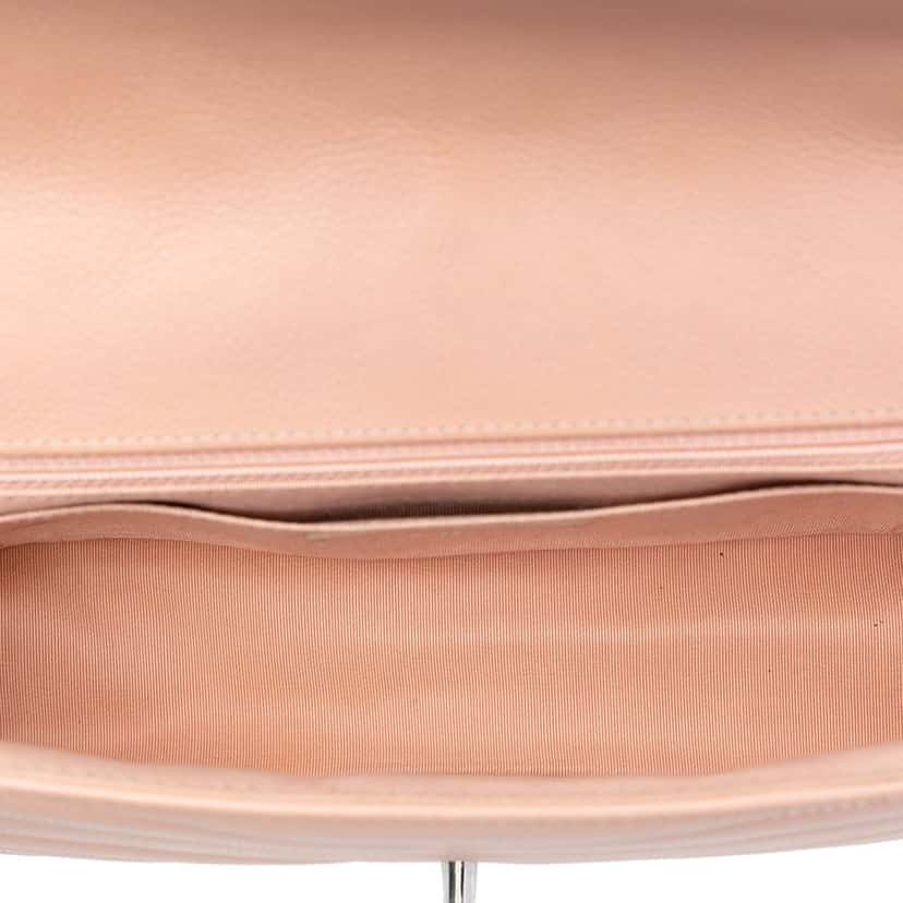 Chanel Medium Chevron Caviar Data Center Envelope Flap Brown Leather Good condition - Model View