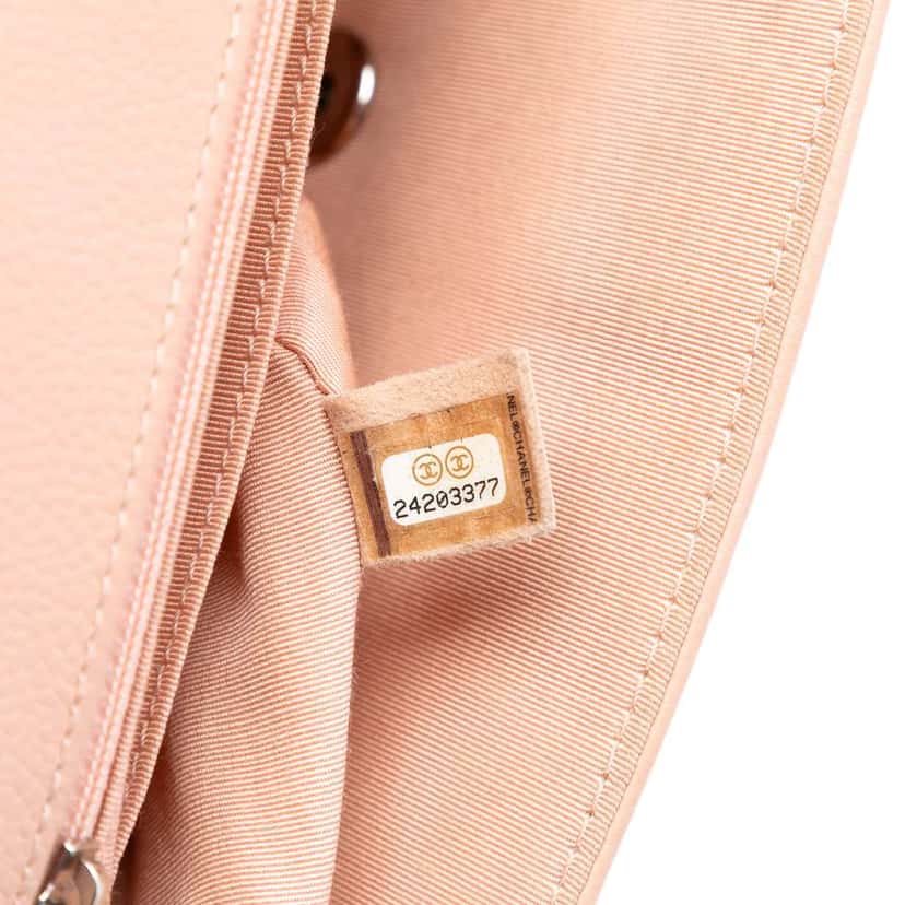 Chanel Medium Chevron Caviar Data Center Envelope Flap Brown Leather Good condition - Box View