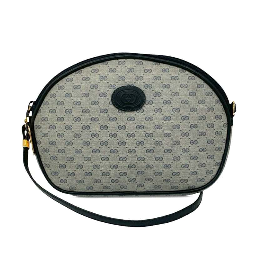 Gucci Micro GG Supreme Crossbody Grey Canvas Good condition - Front View