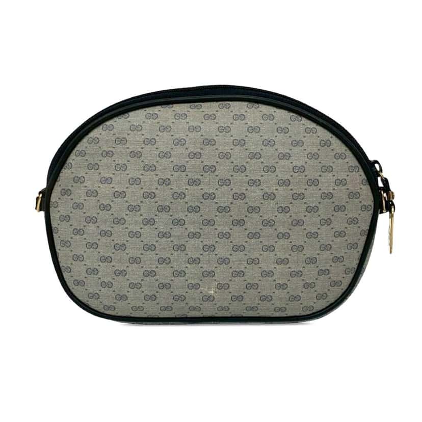 Gucci Micro GG Supreme Crossbody Grey Canvas Good condition - Back View