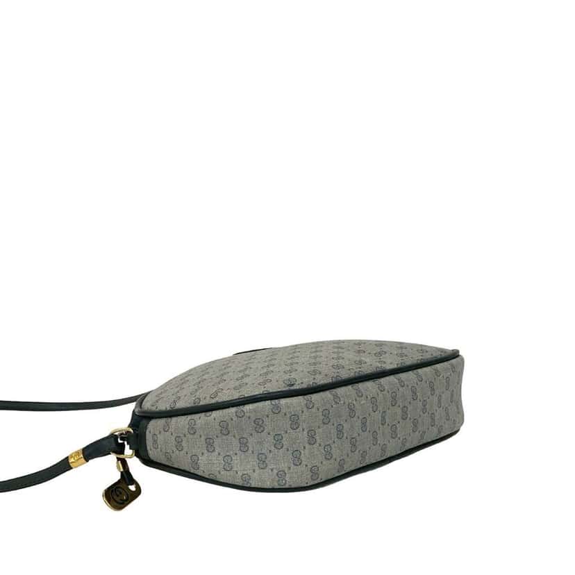 Gucci Micro GG Supreme Crossbody Grey Canvas Good condition - Box View