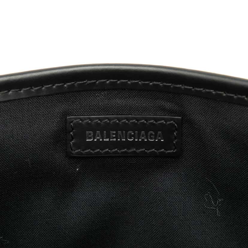 Balenciaga Canvas Navy Cabas Tote S White Canvas Very good condition - Box View