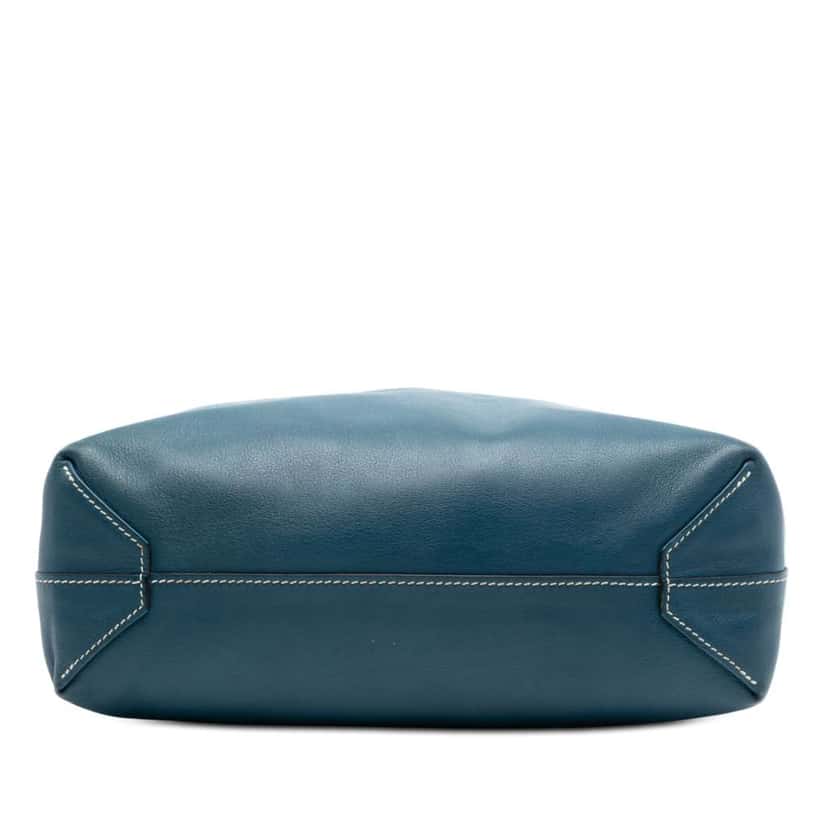 Hermès Clemence Double Sens 28 Blue Leather Good condition - Inside View