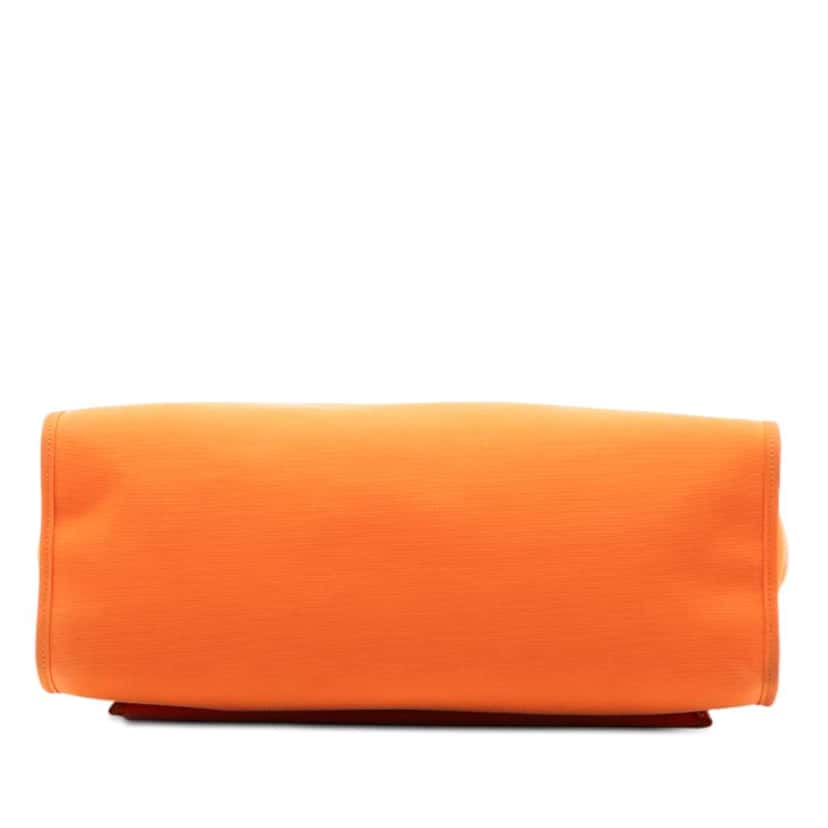Hermès Toile Herbag Zip 39 Orange Canvas Very good condition - Inside View