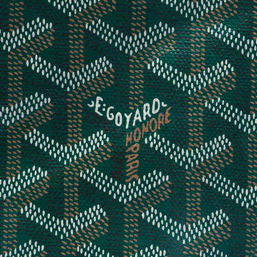 Goyard Goyardine Saint Louis PM Green Canvas Good condition - Box View