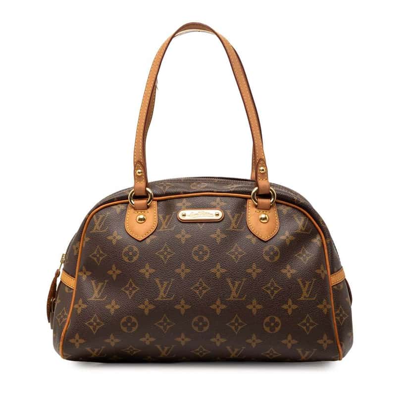 Louis Vuitton Monogram Montorgueil PM Brown Good condition - Front View