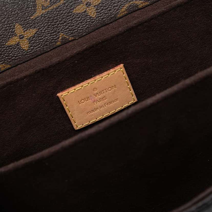 Louis Vuitton Monogram Pochette Metis Brown Good condition - Box View