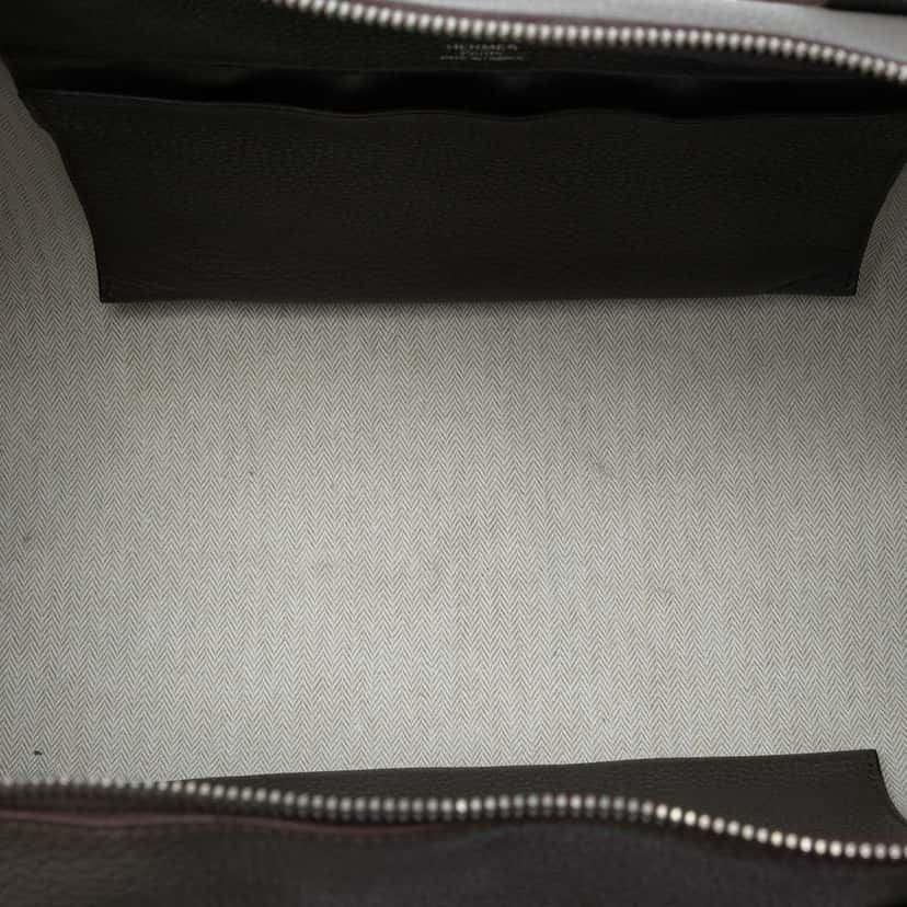 Hermès Clemence Atlas 42 Grey Leather Good condition - Model View