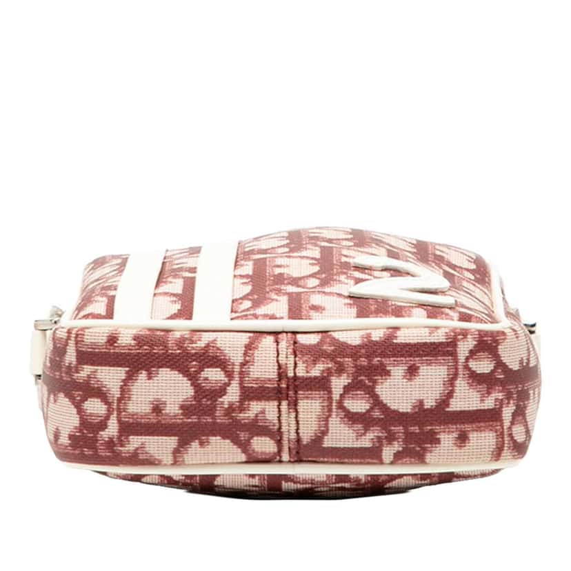 Dior Oblique Trotter Coated Canvas No.2 Crossbody Red Canvas Good condition - Inside View