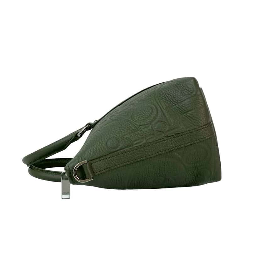 Dior Gravity Leather Weekender 25 Green Leather Good condition - Box View