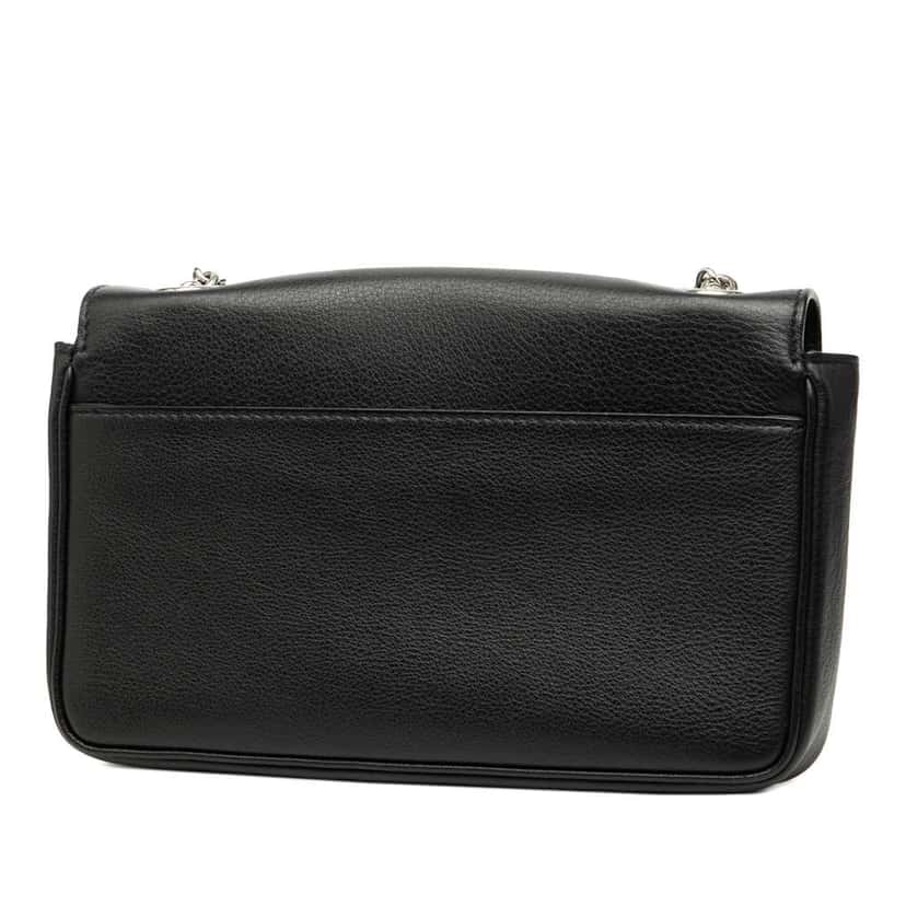 Balenciaga Leather Everyday Wallet on Chain Black Leather Very good condition - Back View