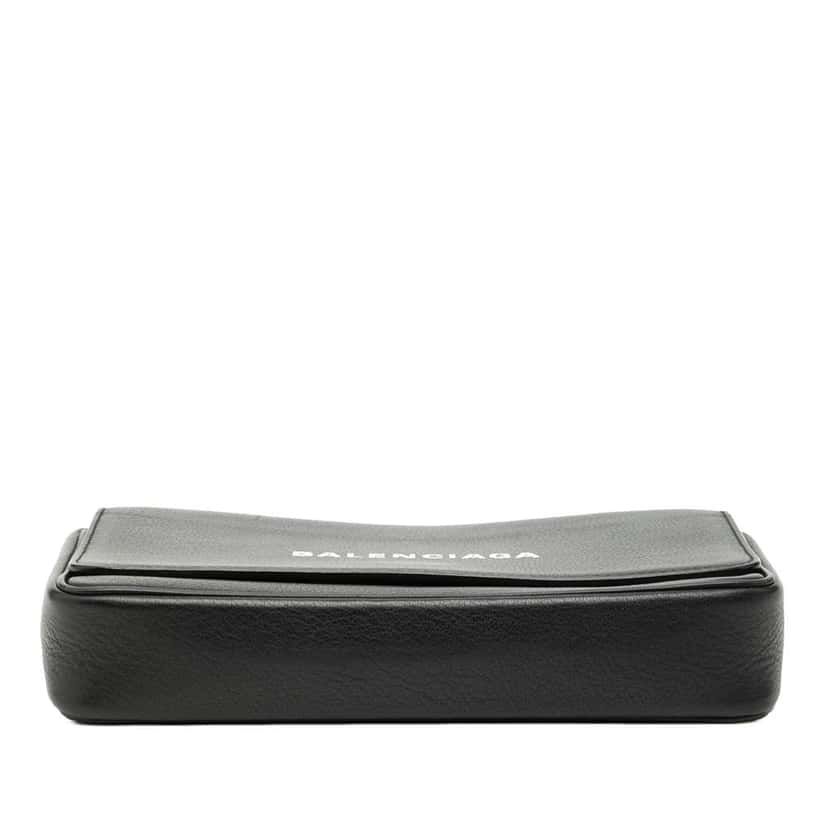 Balenciaga Leather Everyday Wallet on Chain Black Leather Very good condition - Inside View