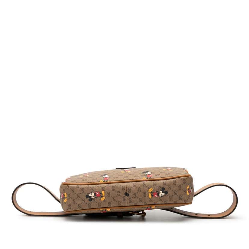 Gucci Disney Micro GG Supreme Mickey Mouse Belt Bag Brown Canvas Good condition - Inside View