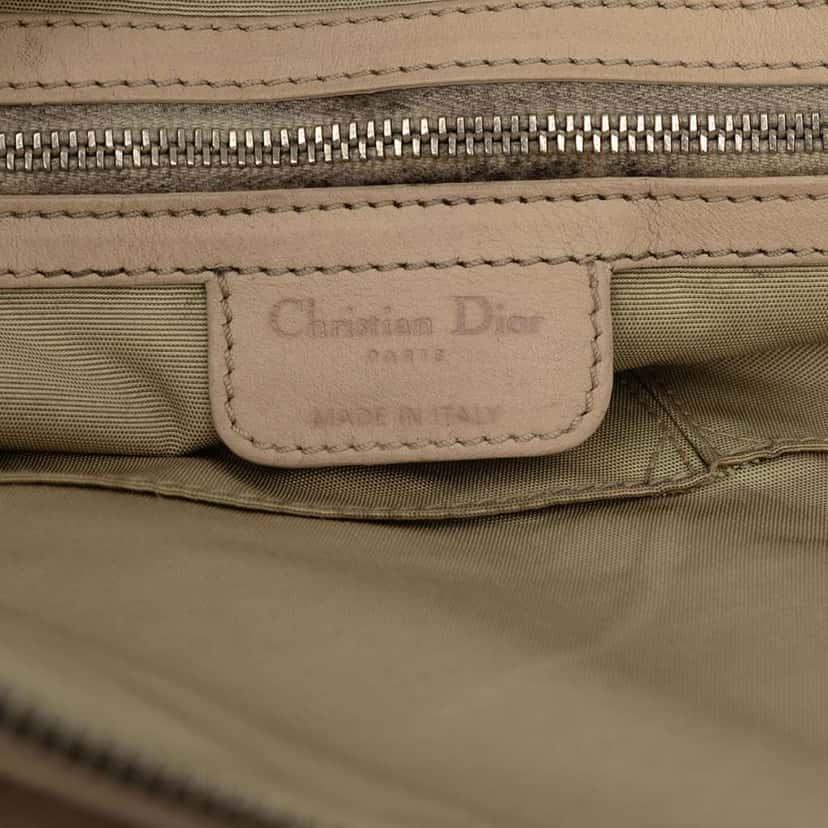Dior Lambskin Karenina Frame Bag Brown Leather Good condition - Box View