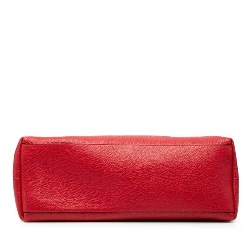 Gucci Medium Leather Soho Chain Tote Red Leather Good condition - Inside View