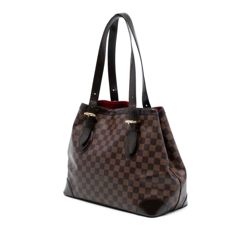 Louis Vuitton Damier Ebene Hampstead MM Brown Good condition - Back View
