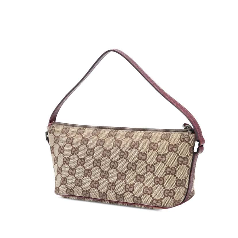 Gucci GG Canvas Boat Brown Canvas Good condition - Back View