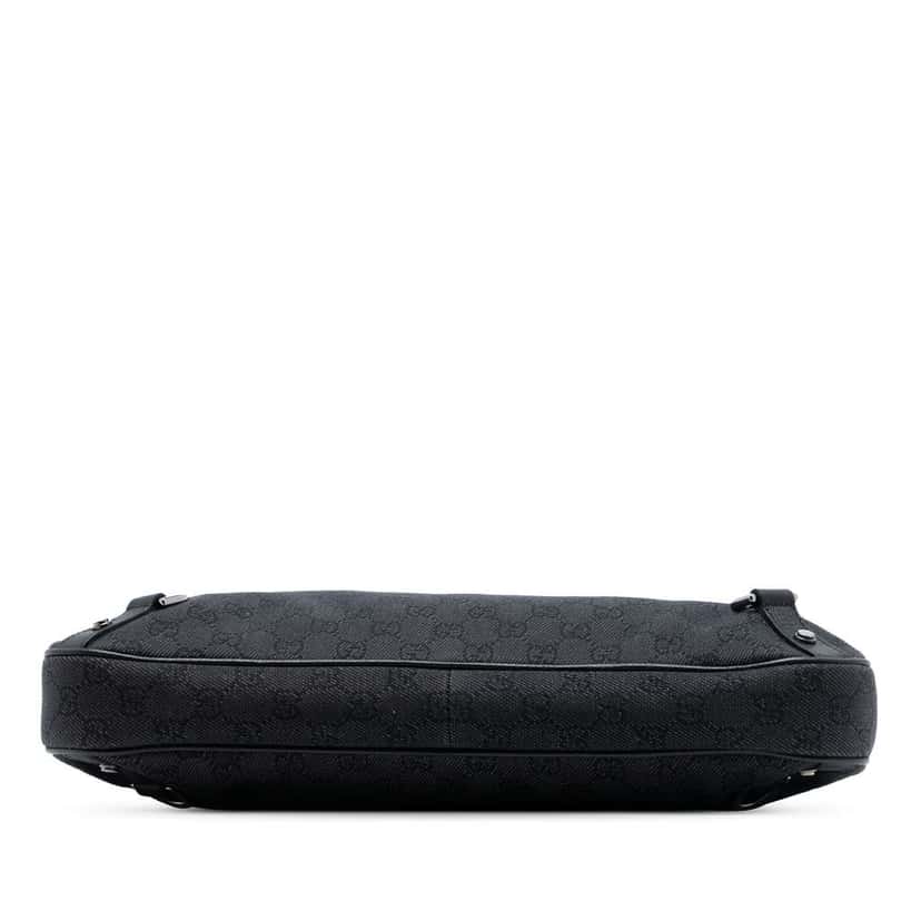 Gucci GG Canvas Abbey D Ring Shoulder Bag Black Canvas Good condition - Inside View