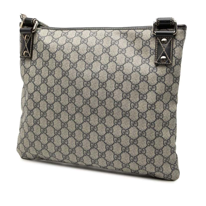 Gucci GG Supreme Web Crossbody Brown Canvas Good condition - Back View