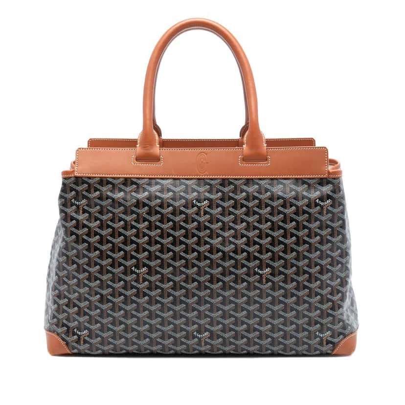 Goyard Goyardine Bellechasse MM Brown Canvas Good condition - Front View
