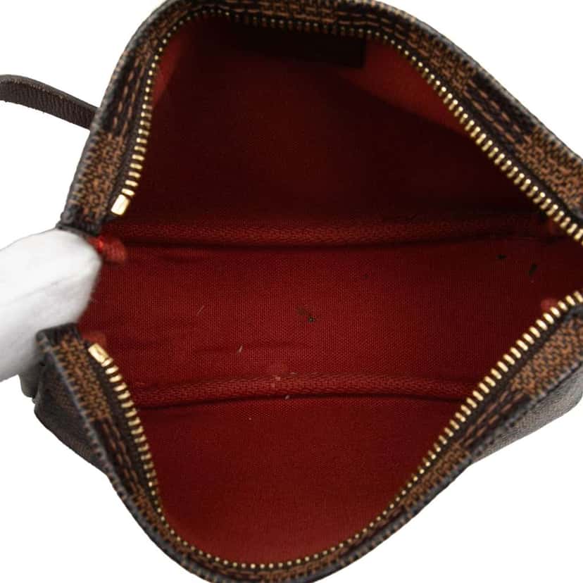 Louis Vuitton Damier Ebene Trousse Pochette Brown Good condition - Model View