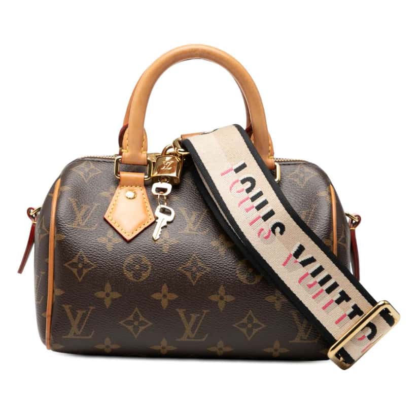Louis Vuitton Monogram Speedy Bandouliere 20 Brown Very good condition - Front View