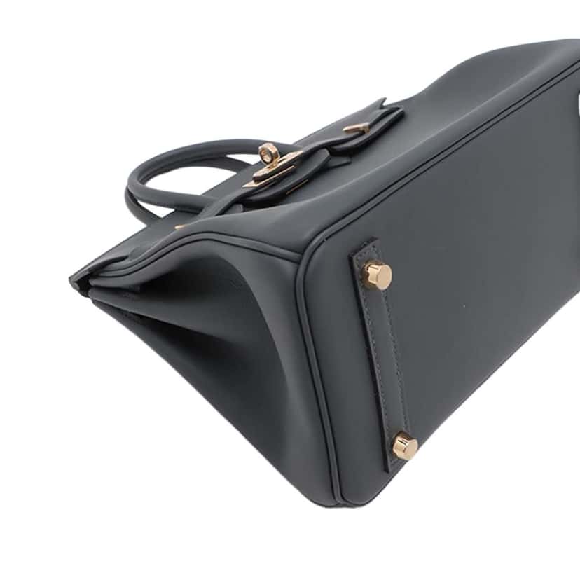 Hermès Swift Birkin Verso Retourne 25 Grey Leather Good condition - Model View