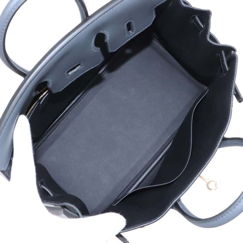 Hermès Swift Birkin Verso Retourne 25 Grey Leather Good condition - Box View