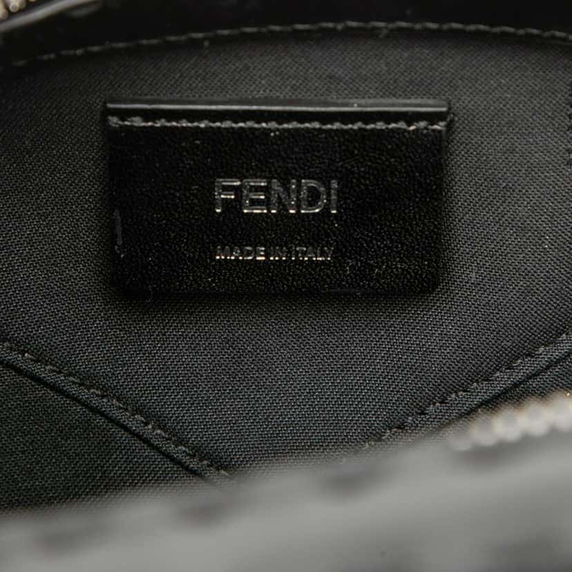 Fendi Mini Zucca Canvas Suitcase Bag Black Canvas Very good condition - Box View