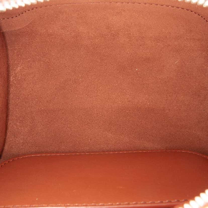 Loro Piana Micro Leather Sesia Satchel Brown Leather Good condition - Model View