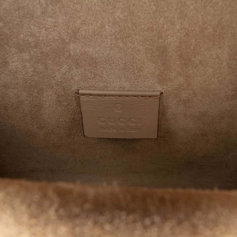 Gucci Small GG Supreme Dionysus Crossbody Brown Canvas Very good condition - Box View