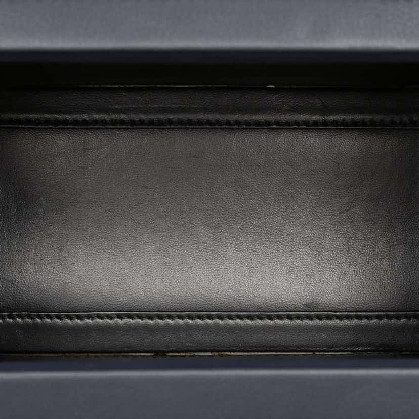 Loewe Small Leather London Postal Top Handle Bag Blue Leather Very good condition - Model View
