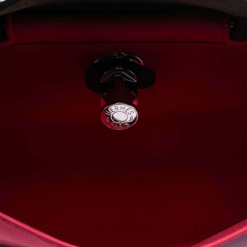 Hermès Toile Herbag Zip 31 Pink Canvas Good condition - Model View