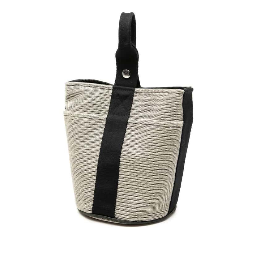 Hermès Toile Saxo PM Brown Canvas Very good condition - Back View