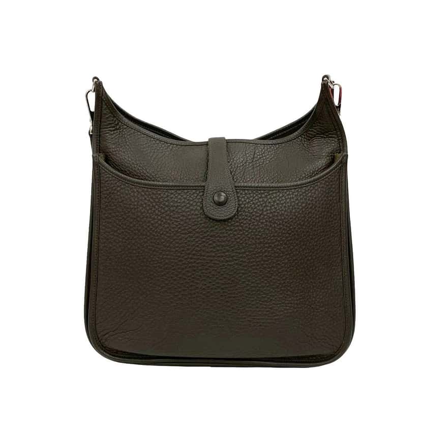 Hermès Clemence Evelyne II 33 Brown Leather Very good condition - Inside View