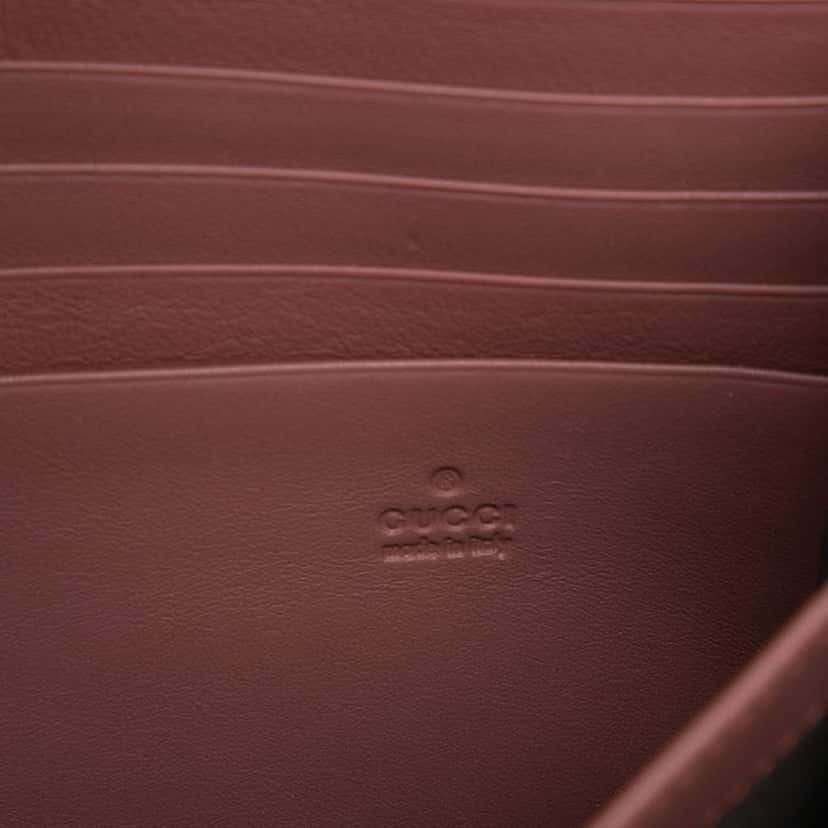 Gucci GG Supreme Dionysus Blooms Chain Wallet Brown Canvas Very good condition - Box View