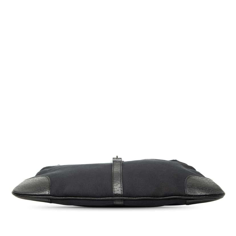 Gucci Canvas Bamboo Jackie Hobo Black Canvas Good condition - Inside View