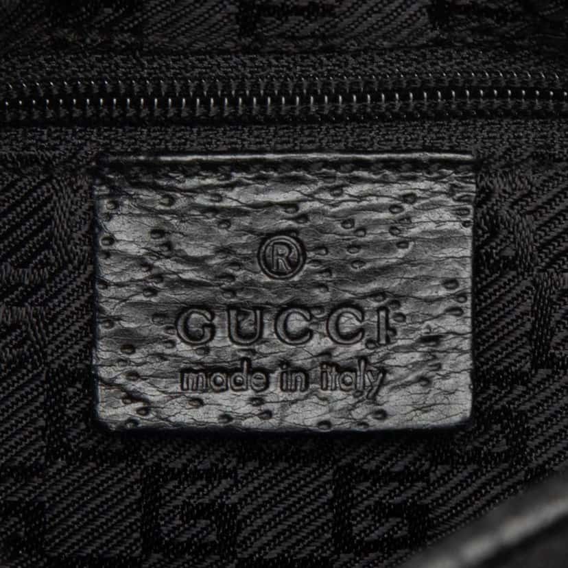 Gucci Canvas Bamboo Jackie Hobo Black Canvas Good condition - Box View