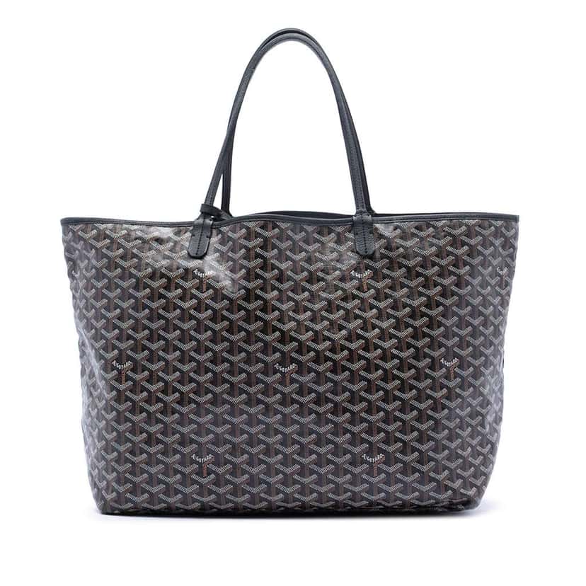 Goyard Goyardine Saint Louis GM Black Canvas Very good condition - Front View