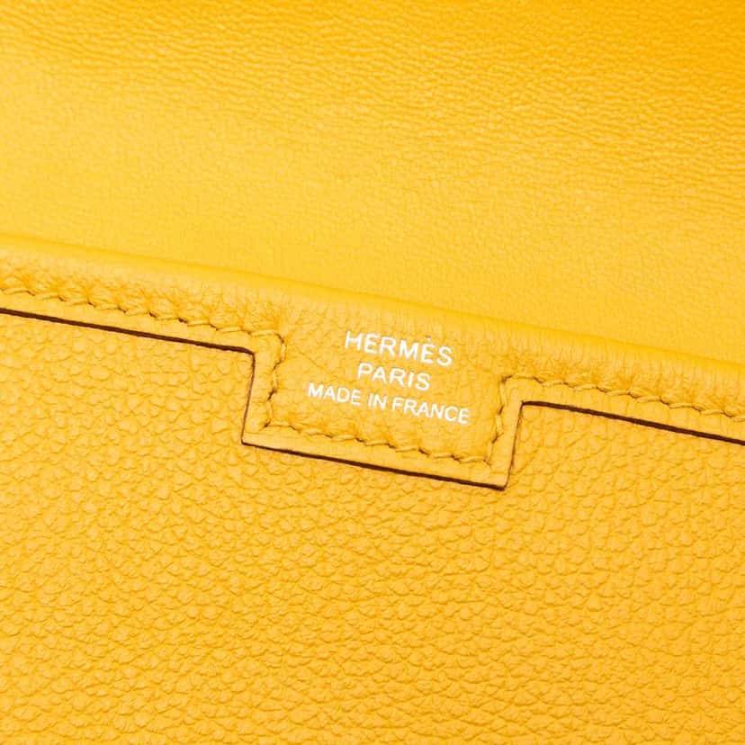 Hermès Swift Jige Elan 29 Yellow Leather Good condition - Box View