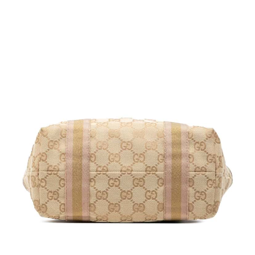Gucci GG Canvas Jolicoeur Handbag Brown Canvas Very good condition - Inside View