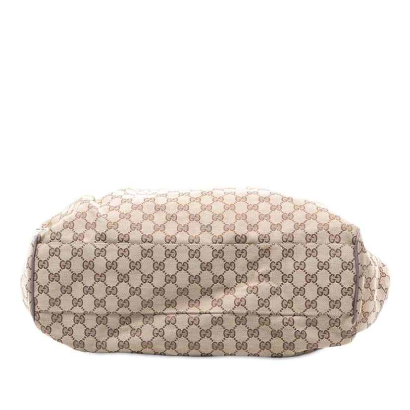 Gucci Large GG Canvas Sukey Tote Brown Canvas Good condition - Inside View