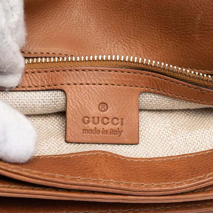 Gucci GG Canvas Marrakech Crossbody Brown Canvas Very good condition - Box View